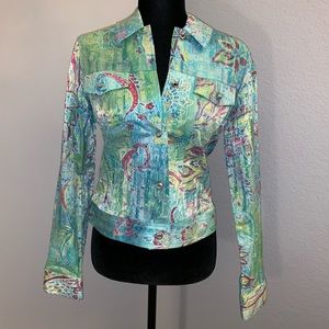 Beautiful Designer Jacket with Swarovski Crystals